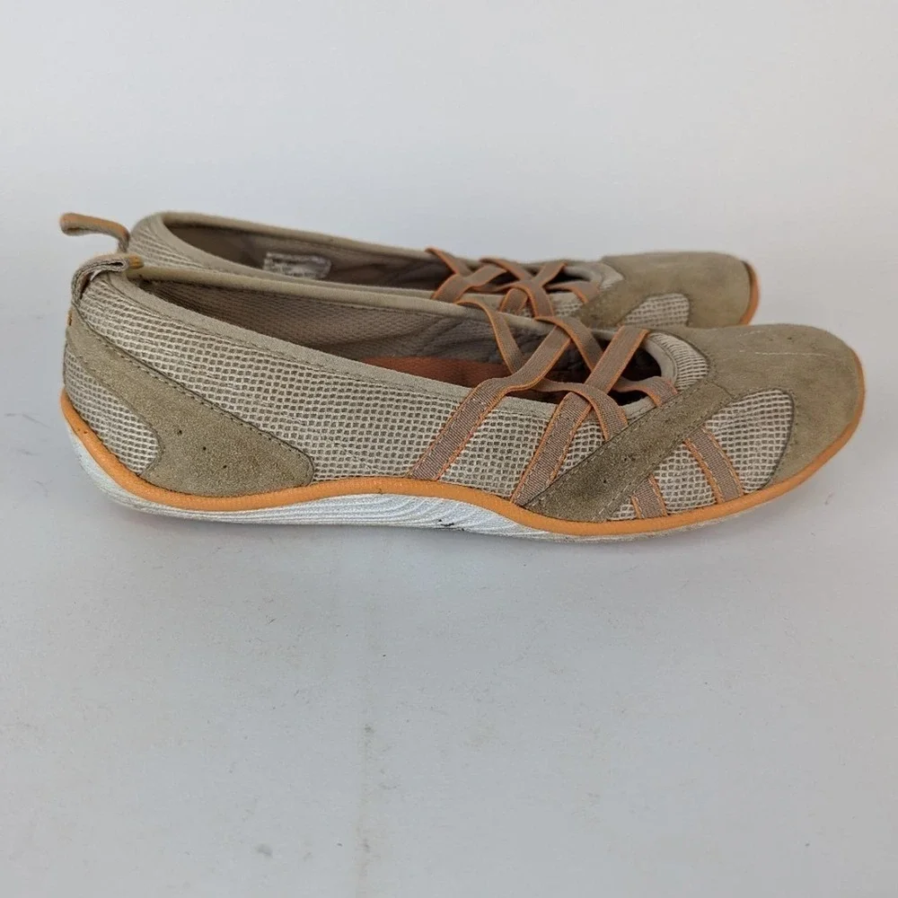 Dr. Scholl's Elsie Tan/Orange Slip Ons- 9